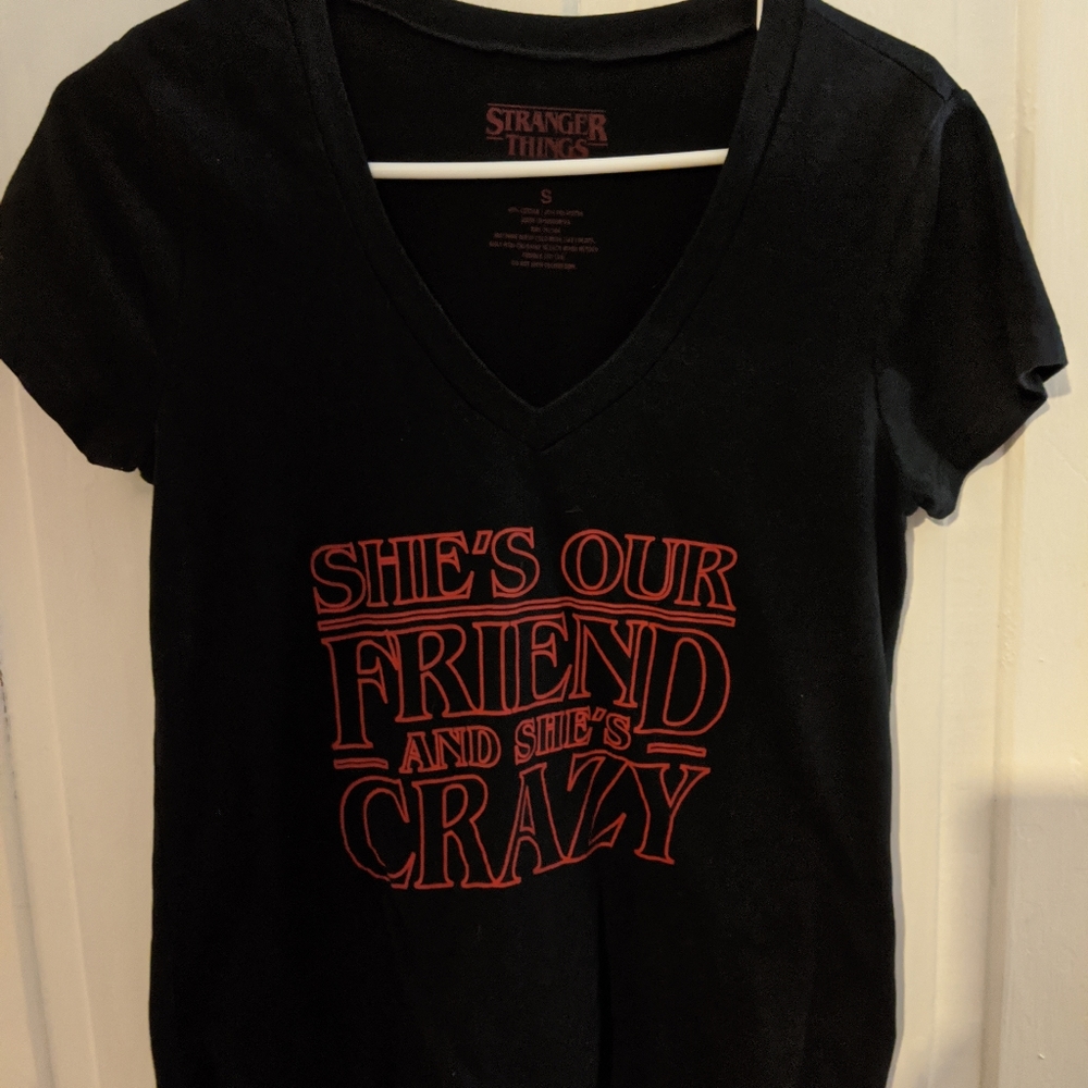 Stranger Things V Neck Women's Shirt